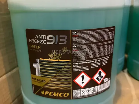 Антифриз 913 (Green) зеленого цвета  10л